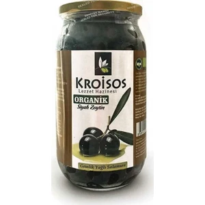 Organic Siyah Zeytin 700 gr Orta Boy