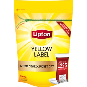 Yellow Label Jumbo Demlik Poşet Çay 20gr 35li