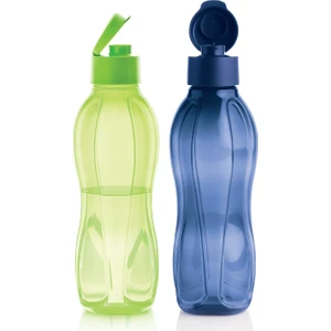 Eko Şişe 1 Litre Lacivert Ve 1 Litre Yeşil Suluk