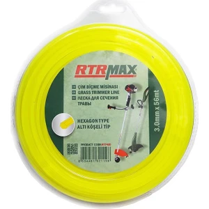 RTY433 3,3 mm - 46 mt Tırpan Misinası Sarı Altıköşe