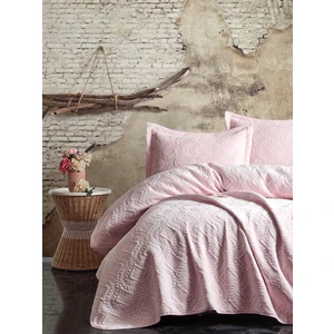 Cotton Box Soft Çift Kişilik Yatak Örtüsü Seti Pembe