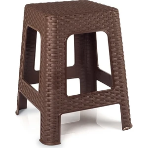 Tuffex Rattan Büyük Boy Tabure - Kahve