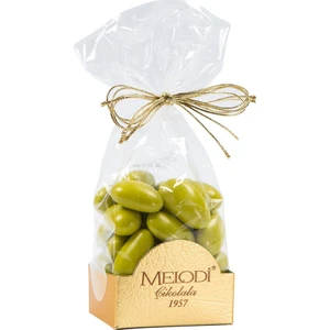 Melodi Çikolata Yeşil Renkli Badem Şekeri 150gr