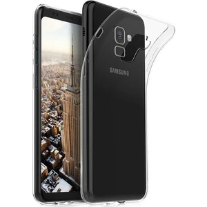 Jopus Samsung Galaxy A8 2018 Silikon Kılıf Şeffaf