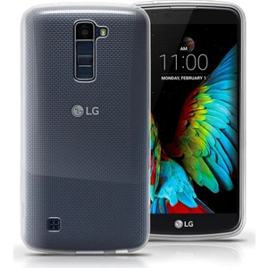 Jopus LG K10 Silikon Kılıf Şeffaf + Cam Ekran Koruyucu