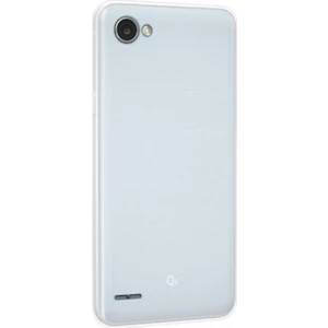 Jopus LG Q6 Silikon Kılıf Şeffaf + Cam Ekran Koruyucu
