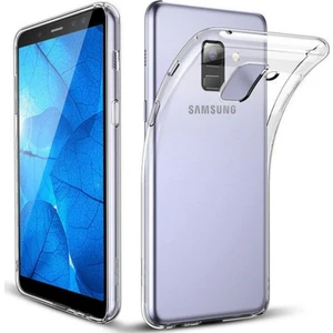 Jopus Samsung Galaxy A6 2018 Silikon Kılıf Şeffaf + Cam Ekran Koruyucu