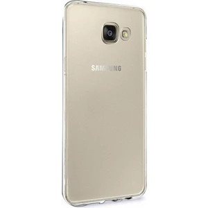 Jopus Samsung Galaxy A8 2016 Silikon Kılıf Şeffaf + Cam Ekran Koruyucu