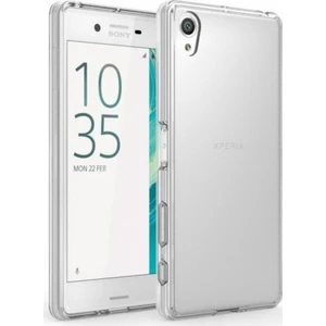 Jopus Sony Xperia X Silikon Kılıf Şeffaf + Cam Ekran Koruyucu