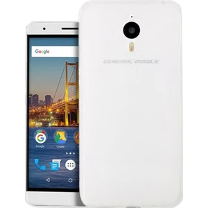 Jopus General Mobile Gm 5 Plus Silikon Kılıf Şeffaf + Nano Cam Ekran Koruyucu