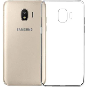 Jopus Samsung Galaxy J4 Silikon Kılıf Şeffaf + Nano Cam Ekran Koruyucu