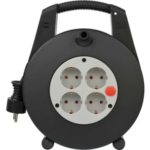 Vario-Line 15M. Makaralı 4 Soketli Şartelli Uzatma Priz