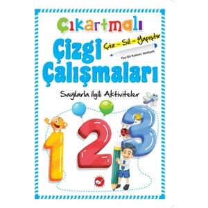 Çıkartmalı Çizgi Çalışmaları-Sayılarla ilgili Aktiviteler