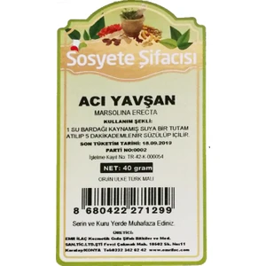 Sosyete Şifacısı Acı Yavşan Otu 40 gr