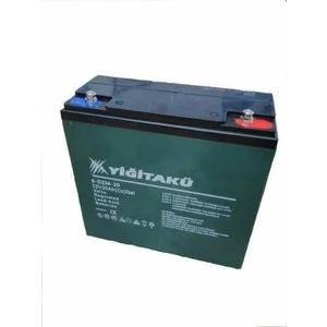 Yiğit Akü 12V 20 Ah Jel E-Bıke 6 Dzm 20 Bakımsız Akü
