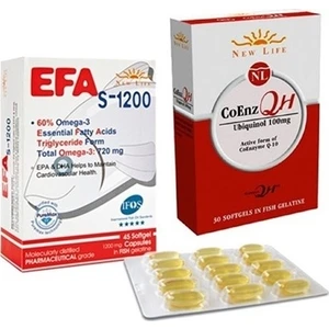 New Life Efa S 1200 45 Softgel Ve Coenz Qh 30 Softgel