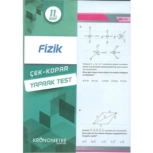 Kronometre Yayınları 11. Sınıf Fizik Yaprak Test