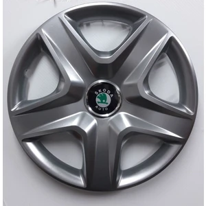 Sjs Skoda Fabia 14" Çelik Jant Görünümlü Kırılmaz Esnek Jant Kapağı Takımı