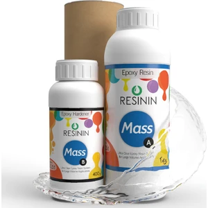 Mass 1400 Gr A+B Ultra Şeffaf Epoksi Reçine
