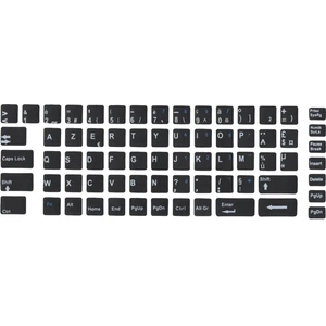 Fransızca Azerty Klavye Sticker Siyah Renk Notebook Ve Pc Uyumlu