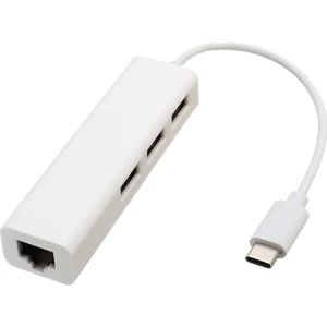 2 İn 1 Type C 3.1 Giriş 3 Port Usb 2.0 Çoklayıcı Macbook Uyumlu Hub Ve 100 Mbps Rj45 Lan Çevirici Dönüştürücü Adaptör