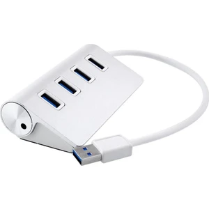 4 Port Usb 3.0 Premium Metal Çoklayıcı Macbook Bilgisayar Uyumlu Yüksek Hızlı 5 Gbps Usb 3.0 Hızlı Şarj Smart Hub
