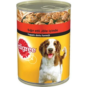 Biftekli Konserve Köpek Maması 400 Gr x 24 Adet