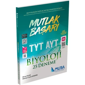 Muba Yayınları Mutlak Başarı TYT - AYT Biyoloji 25 Deneme