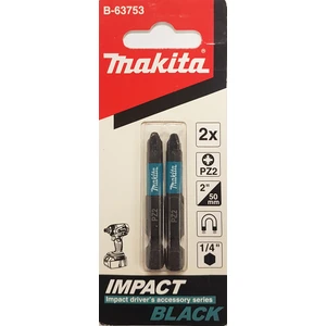 Pz 2'li 50 mm Bits Uç Impact Black Mıknatıslı