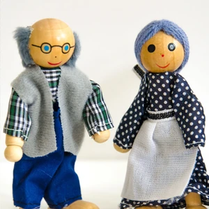 Sensory Kids Ahşap Sevimli Aile