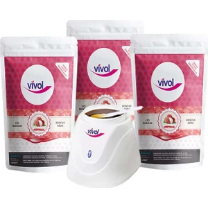 Boncuk İnci Ağda Hassas Ciltler 3'lü Set + Makine