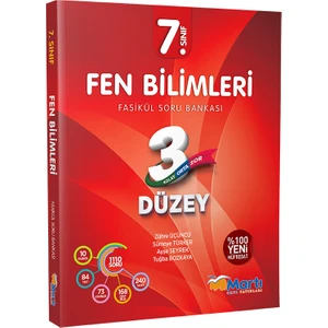 7. Sınıf 3 Düzey Fasikül Fen Bilimleri Soru Bankası