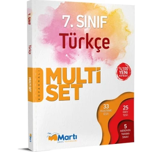 Martı Okul 7. Sınıf Türkçe Multiset