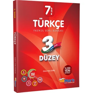7. Sınıf 3 Düzey Fasikül Soru Bankası Türkçe