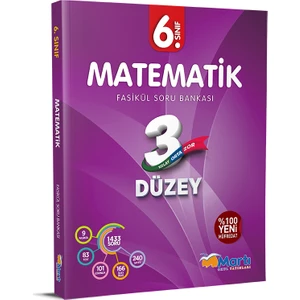 6. Sınıf 3 Düzey Fasikül Soru Bankası Matematik