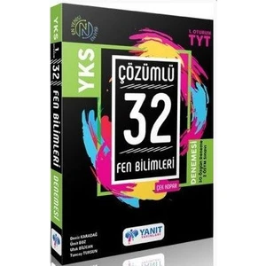Yanıt Yayınları  TYT  Çözümlü 32 Fen Bilimleri Branş Deneme