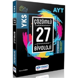 Yanıt Yayınları  AYT Çözümlü 27 Biyoloji Branş Denemesi