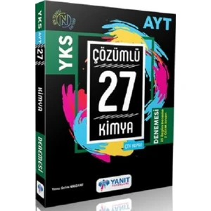 Yanıt Yayınları  AYT Çözümlü 27 Kimya Branş Denemesi