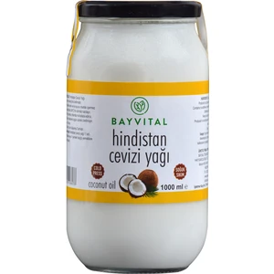 Soğuk Sıkım Hindistan Cevizi Yağı 1000 ml ( 1 lt )