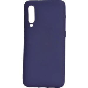 Case 4U Xiaomi Mi 9 Kılıf Klasik Mat Renkli Yumuşak Premier Silikon Lacivert
