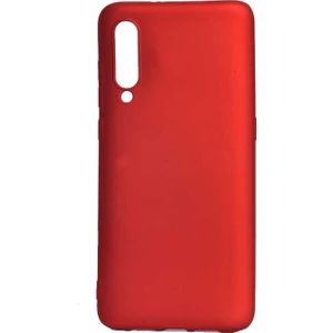 Case 4U Xiaomi Mi 9 Kılıf Klasik Mat Renkli Yumuşak Premier Silikon Kırmızı