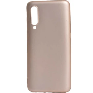 Case 4U Xiaomi Mi 9 Kılıf Klasik Mat Renkli Yumuşak Premier Silikon Altın