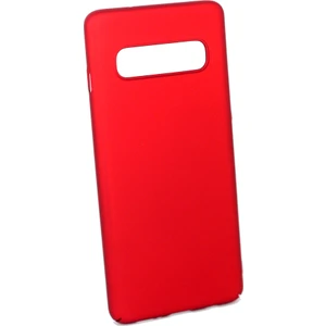 Case 4U Samsung Galaxy S10 Plus Kılıf Tam Kenar Koruyucu Rubber Arka Kapak Kırmızı