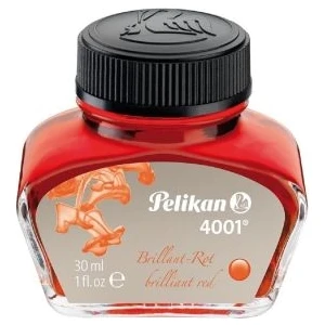 4001 Dolma Kalem Şişe Mürekkep Kırmızı 30ml