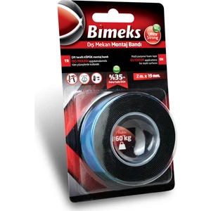 Çift Taraflı Köpük Montaj Bandı - 2 Mt X 19 Mm 160Kg