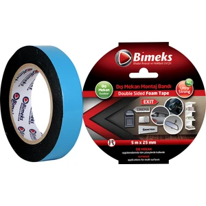 Çift Taraflı Köpük Montaj Bandı - 5 Mt X 25 Mm