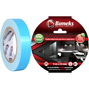 Çift Taraflı Extra Güçlü Köpük - Ayna Montaj Bandı - 5 Mt X 25 Mm
