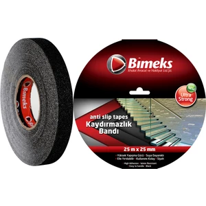 Siyah Kaydırmazlık Bandı - 25 Mt X 25 Mm
