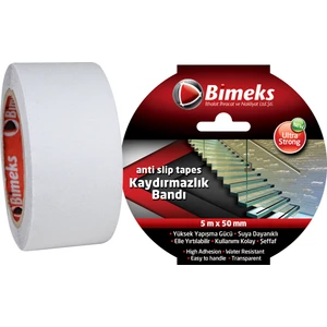 Şeffaf Kaydırmazlık Bandı - 5 Mt X 50 Mm