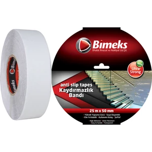 Şeffaf Kaydırmazlık Bandı - 25 Mt X 50 Mm